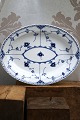 Blue Fluted, Half lace oval dish from Royal Copenhagen. 1/628...