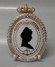 Royal Copenhagen RC Royal commemorative plate silhouette RC-S 3 Princess Marie (1865-1909) wife of Prince Valdemar 3rd son of King Christian IX 12.5 cm