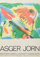 Asger Jorn, farvelitografisk udstillingsplakat, listet ...