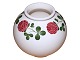 Royal CopenhagenSpherical white vase with red clover