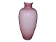 Murano Venini kunstglasSTOR lyserød gulvvase 63 cm.