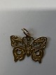 14 karat guld. Sommerfugl.Charms / Vedhæng.Højde 1,7 cm.