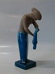 Royal Copenhagen Art Pottery 21424 RC "Martha" Woman with clothes 26 cm, JH, December 1956
