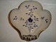 Butterfly Kipling with gold edge, Leaf form bowlSOLD