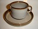 Sonja teacup with saucer, Søholm  Bornholm ceramics.