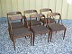 6 spisestue stole i teaktræ dansk design i fin stand 5000 m2 udstilling 