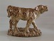 Royal Copenhagen Art Pottery 21736 RC Calf 18.5 x 26 cm, Knud Kyhn February 1960
