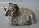 Royal Copenhagen Art Pottery 22606 RC Icelandic ram 10 x 19 cm Karl Larsen February 1976