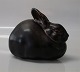 Royal Copenhagen Art Pottery 22695 RC Rabbit 14 x 17 cm Jeanne Grut Feb. 1979
