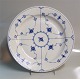 Kongelig Dansk Porcelæn Musselmalet 108-1 Fad, rundt, 35,5 cm 