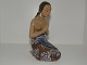 Dahl Jensen Orientalsk FigurPige fra Malay i aftenbøn