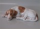 B&G figur B&G 2044 Pointer liggende Lauritz Jensen 25 cm