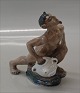 Dahl Jensen figur 1336 Pan med krukke