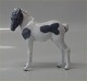 Kongelig Dansk 4653 Stående føl Jeanne Grut  12 cm Plettet