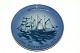 Bing & Grøndahl, Ship plate No. 19 - 1989 Skonnerten "swordfish" 1920 - 1971