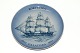 Bing & Grøndahl, Ship plate No. 16 - 1986 Corvette "Galathera" 1832 - 1862