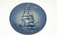 Ship plate "BRIGGEN" year #1981 Bing and GrøndahlDanish Navy No. 11 - 1981Tjalfe 1853-1950