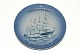 Bing & Grøndahl, Ship Plate No. 6 - 1976 Skoleskibet "Copenhagen" 1921 - 1928SOLD