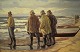 Emil WeinrichFiskere ved Skagen