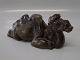 B&G Art Pottery B&G 0436 Camel Painted by Lotte Lindahl Designed by HS 1927 22 x 10 cm