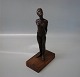 Sterett-Gittings Kelsey Bronze Ballet girl 24 cm on wooden stand no. 109 of 500 Royal Copenhagen 1975