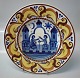 Aarhus Den kongelige porcelænsfabriks platter af Fajance fra Aluminia 286-352 Aluminia Platte Århus