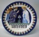 Aluminia Large Christmas Plates 686-612 Large Christmas Plates 1909 The Annunciation of the Virgin Mary R. Harboe 29.5 cm