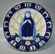 Aluminia Large Christmas Plates 860-732 Large Christmas Plates 1912 Mary worshipping the baby R. Harboe 30.5 cm