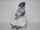 Royal Copenhagen figurSiddende Amager pige