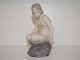 Royal Copenhagen FigurNøgen pige på sten