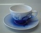 B&G porcelæn Julerose108 b Mokkakop og underkop 5,5 cm  0,75 dl (463)