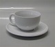 Engelhart 8 set of B&G PorcelainWhite 305  Cup  5 x 8 cm and saucer 13.5 cm  by the Danish Designer Knud V. Engelhardt