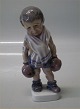Dahl Jensen figurine1069 Deadly Boxer boy (DJ) 14.5 cm