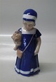 Royal Copenhagen figurine 0671 RC Else in blue with Teddy 17 cm