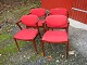 4 Spisestue stole i palisander tegnet af Kai Kristensen5000 m2 udstilling 
