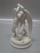 Dahl Jensen figur1201 Jakobskampen (J. J. Bregnø), hvid 16,5 cm