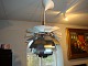 Lampe koglen  i Børste stål tegnet af Poul henningsen Ø 48 cm 5000 m2 udstilling