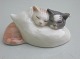 Royal Copenhagen figurine 684 RC Felix, Fuzzy & Fleur 4.5 x 9 cm Mini Cat collection