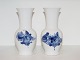 Blå Blomst FlettetVase 18,5 cm.