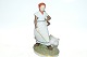 Royal Copenhagen  Over Glaze Figurine, Goose-girl