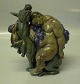 B&G Art Pottery B&G 4026 Man, horse & child KN 22.5 cm