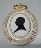 Royal Copenhagen King Frederick VIII of Denmark (1843-1912) 4.5" x 3.5"