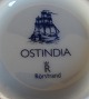 Rörstrand swedish faience porcelain Ostindia, set of Mug with handle and luncheon plate 21cm