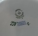 Tradition or white Half Lace with gold rim Danish porcelain, soup plates 23cm