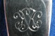 Pair of children's spoons in English sterling silver. L approx. 14cm & approx. 15cm.