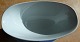 Trankebar Danish faience porcelain, oval sauce-boats on fixed stand No 2391