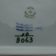 Blue Flower Plain Danish porcelain. Potato bowls No 8063
