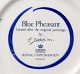 Blue Pheasant China faience porcelain, large plump vase 21cm. Stock 2