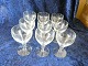 Amager glassware by Kastrup Glas-Works, Denmark. Set of 9 White wine glasses 10.5cm