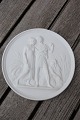 B&G biscuit plates Summer and Autumn, and Royal Copenhagen plate Night